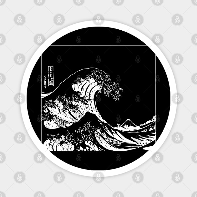 The Great Wave Off Kanagawa Magnet by uncommontee